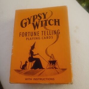 Vintage Gypsy Witch Fortune Telling Cards with Instructions